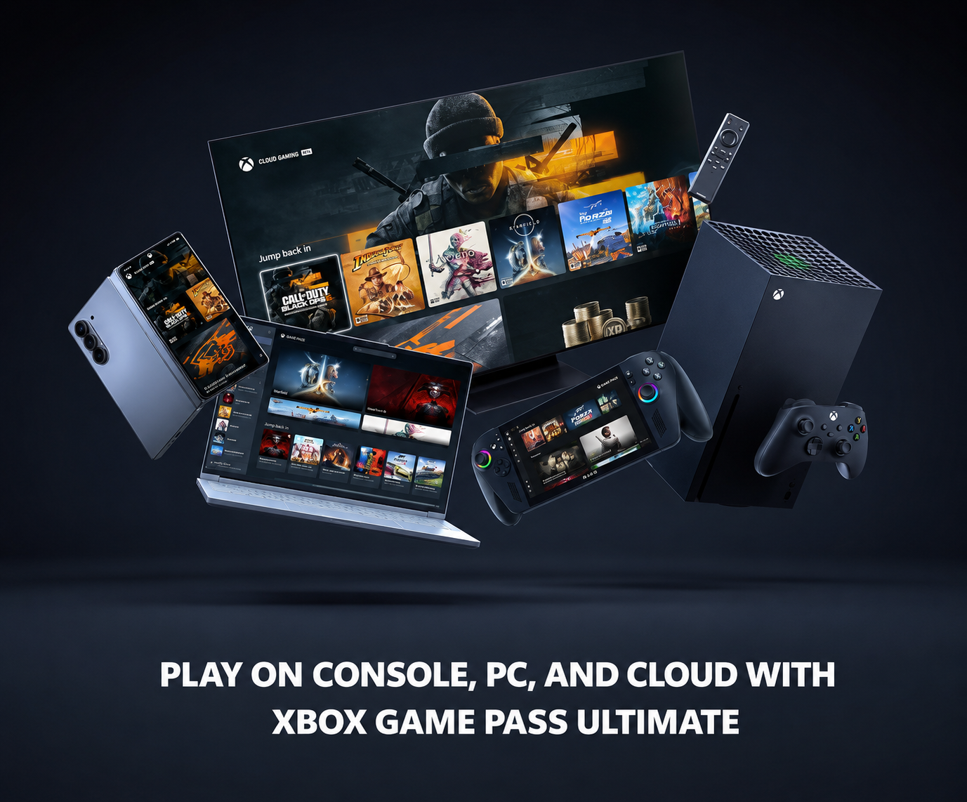 Xbox Series X - Gaming Console - 1TB SSD - Includes Wireless Controller - 4K Gaming - 120FPS - Carbon Black