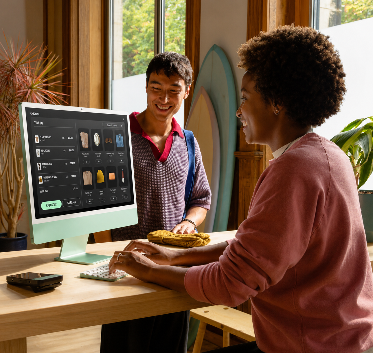 Apple 2024 iMac All-in-One Desktop Computer with M4 chip with 8-core CPU and 8-core GPU: Built for Apple Intelligence, 24-inch Retina Display, 16GB Unified Memory