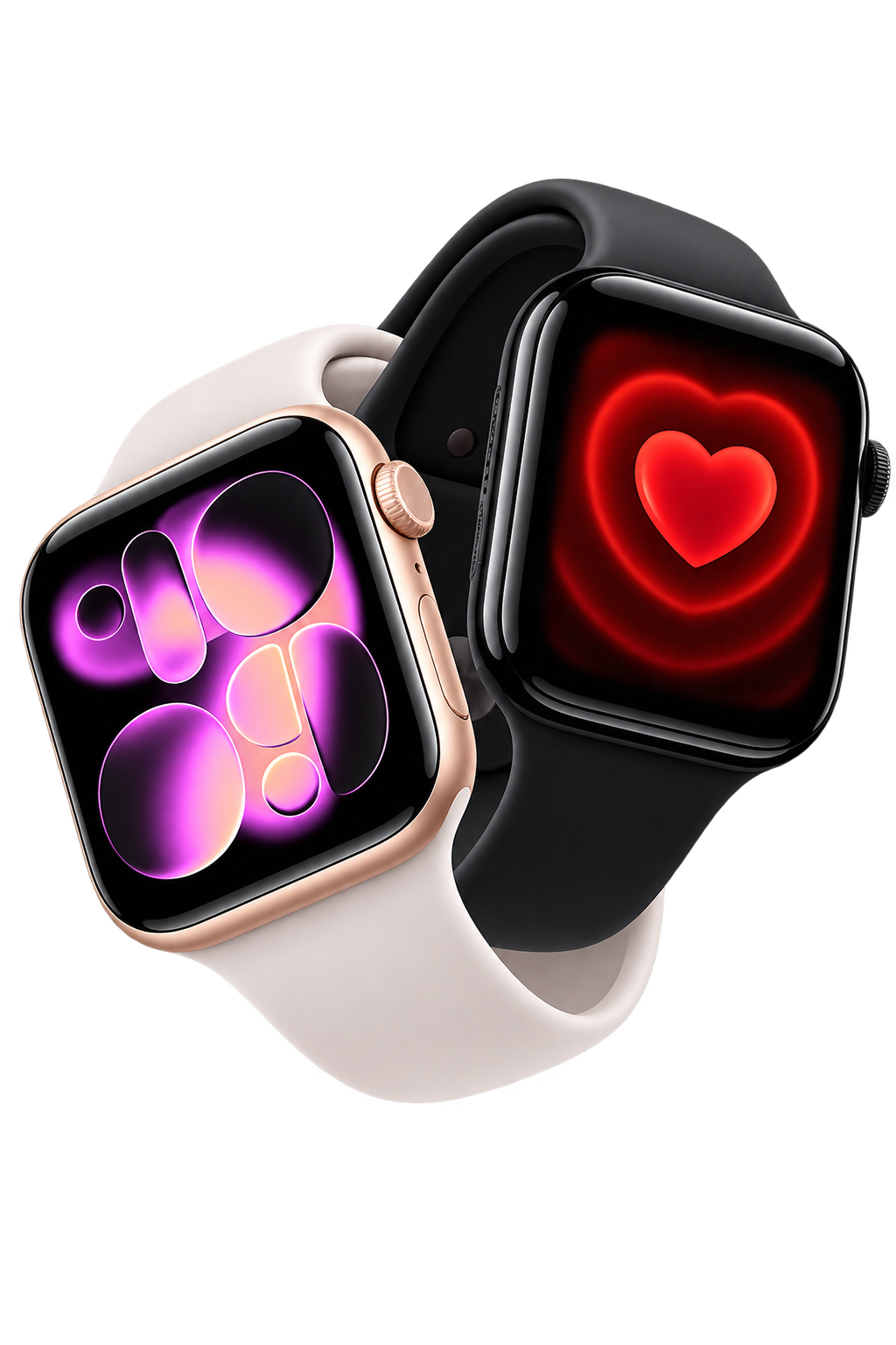Apple Watch Series 11 [GPS 42mm] Smartwatch , Water Resistant Light Blush Sport Band - S/M