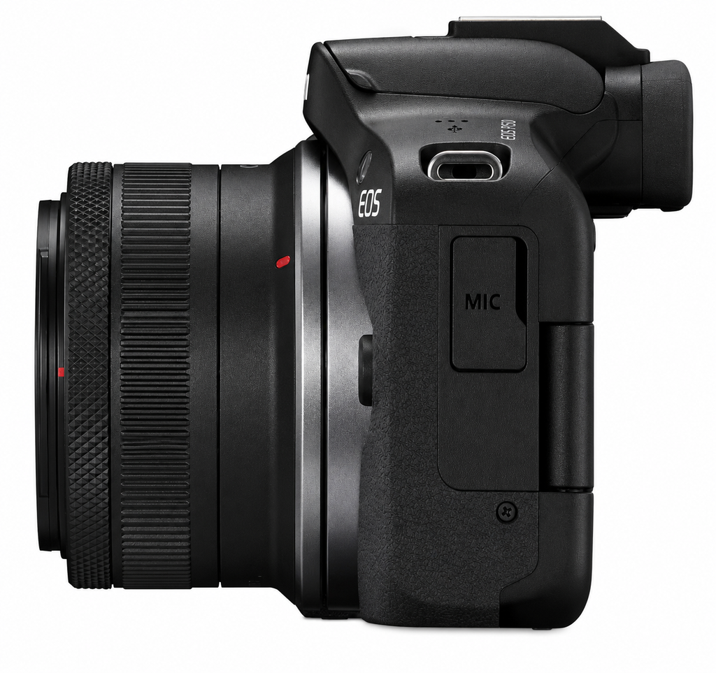Canon EOS R50 Mirrorless Camera RF-S18-45mm F4.5-6.3 is STM Lens Kit, 24.2 Megapixel CMOS (APS-C) Sensor, 4K Video, Vlogging, Content Creation, Photography, Digital Camera, Black