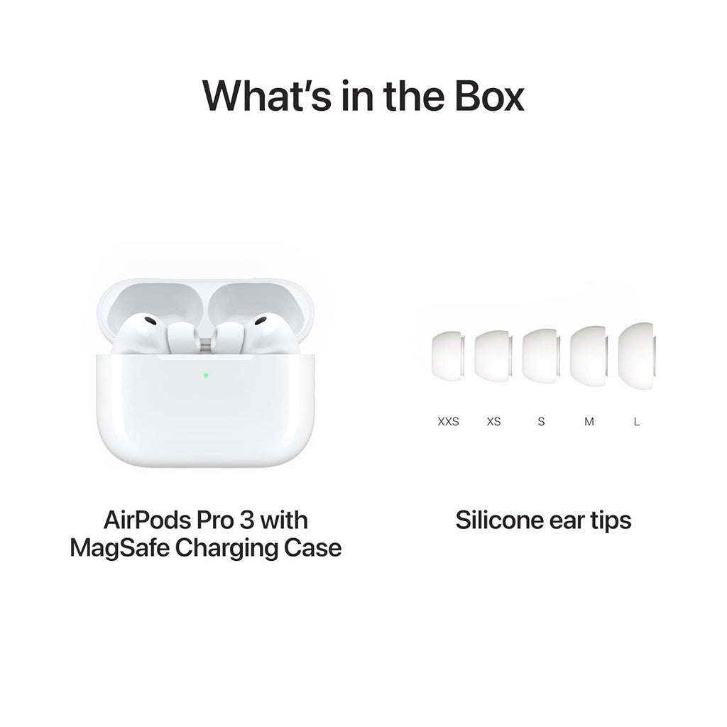 Apple AirPods Pro 3 Wireless Earbuds with Active Noise Cancellation