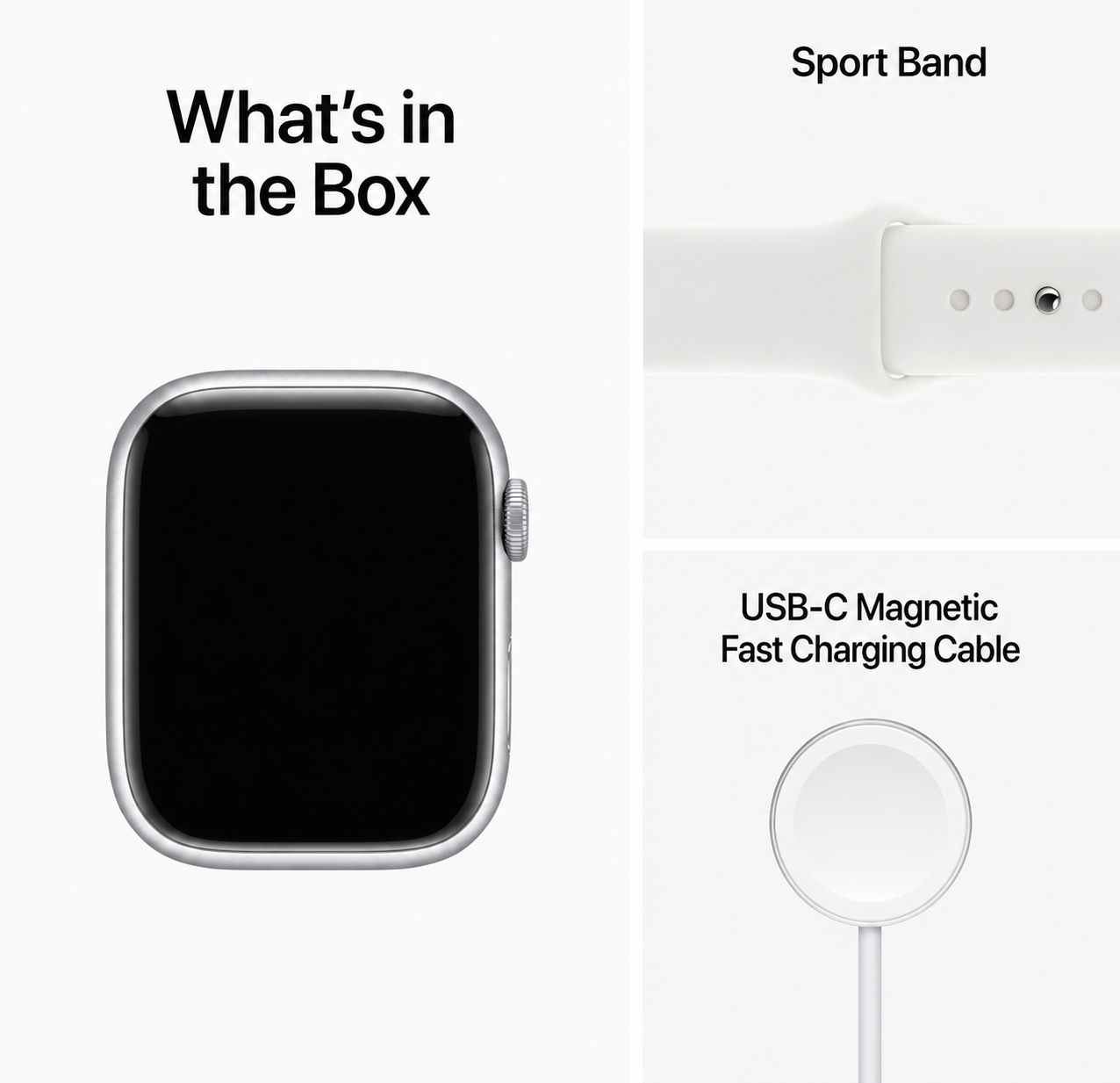 Apple Watch Series 8 [GPS + Cellular 41 mm] with Starlight Sport Band S/M