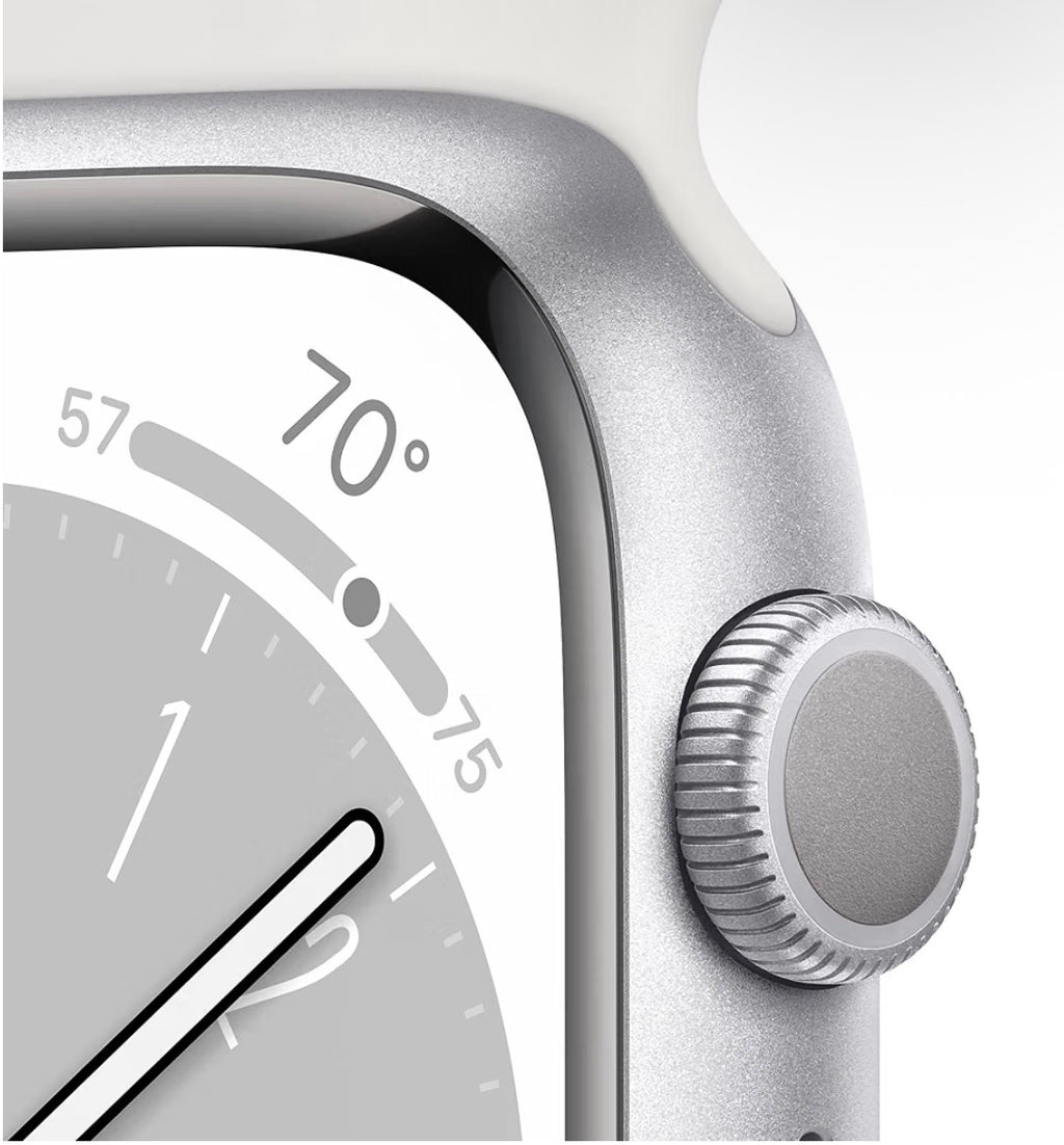 Apple Watch Series 8 [GPS + Cellular 41 mm] with Starlight Sport Band S/M