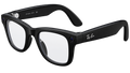 Meta Ray-Ban (Gen 2) Wayfarer Smart AI Glasses, Matte Black, Clear Lenses