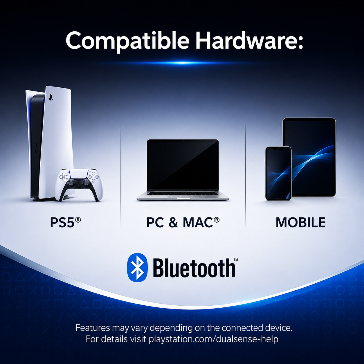 PlayStation DualSense™ Wireless Controller - for PS5, PC, MAC & Mobile
