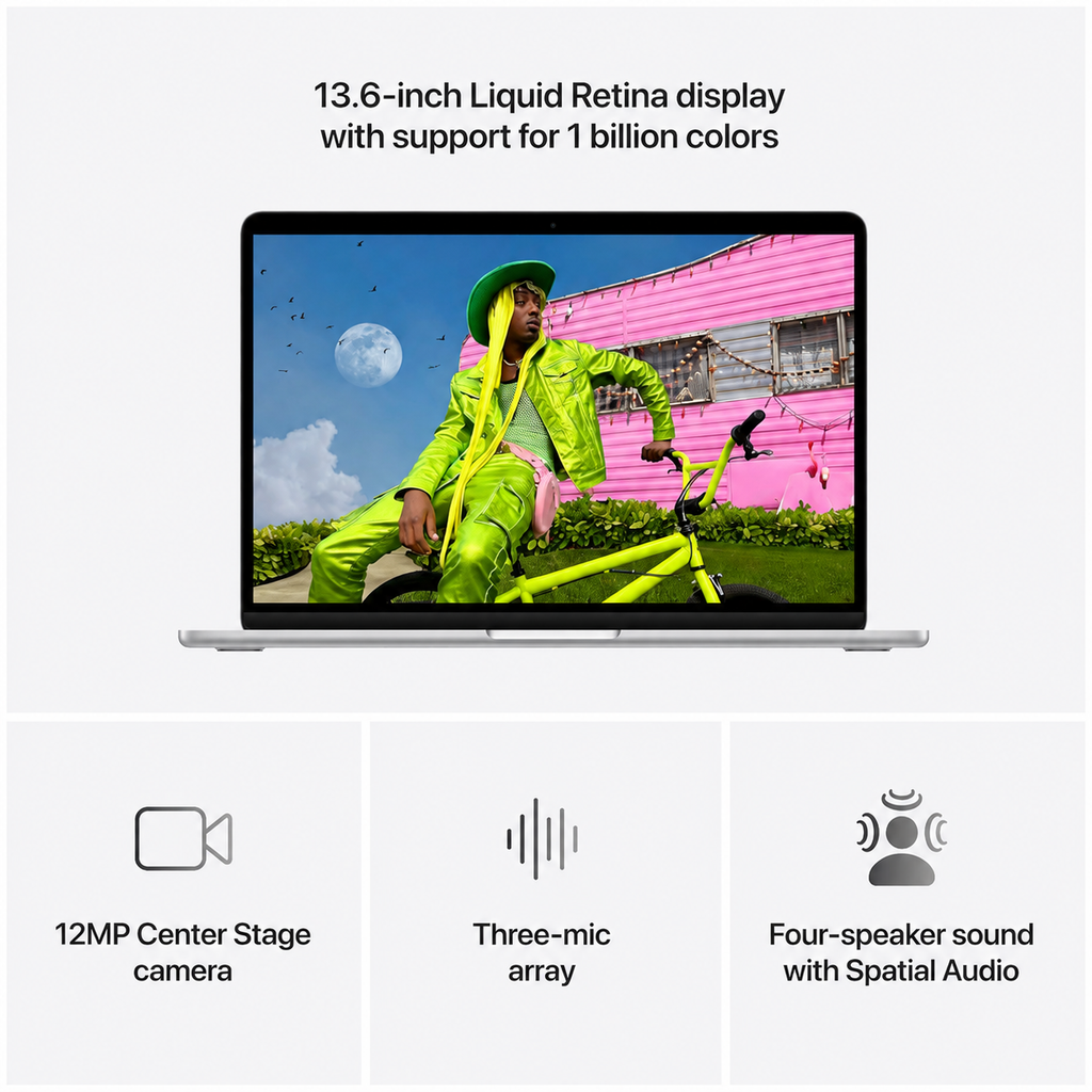 Apple (2026)MacBook Air 13-inch Laptop with M5 chip: Built for AI, 13.6-inch Liquid Retina Display, 16GB Unified Memory