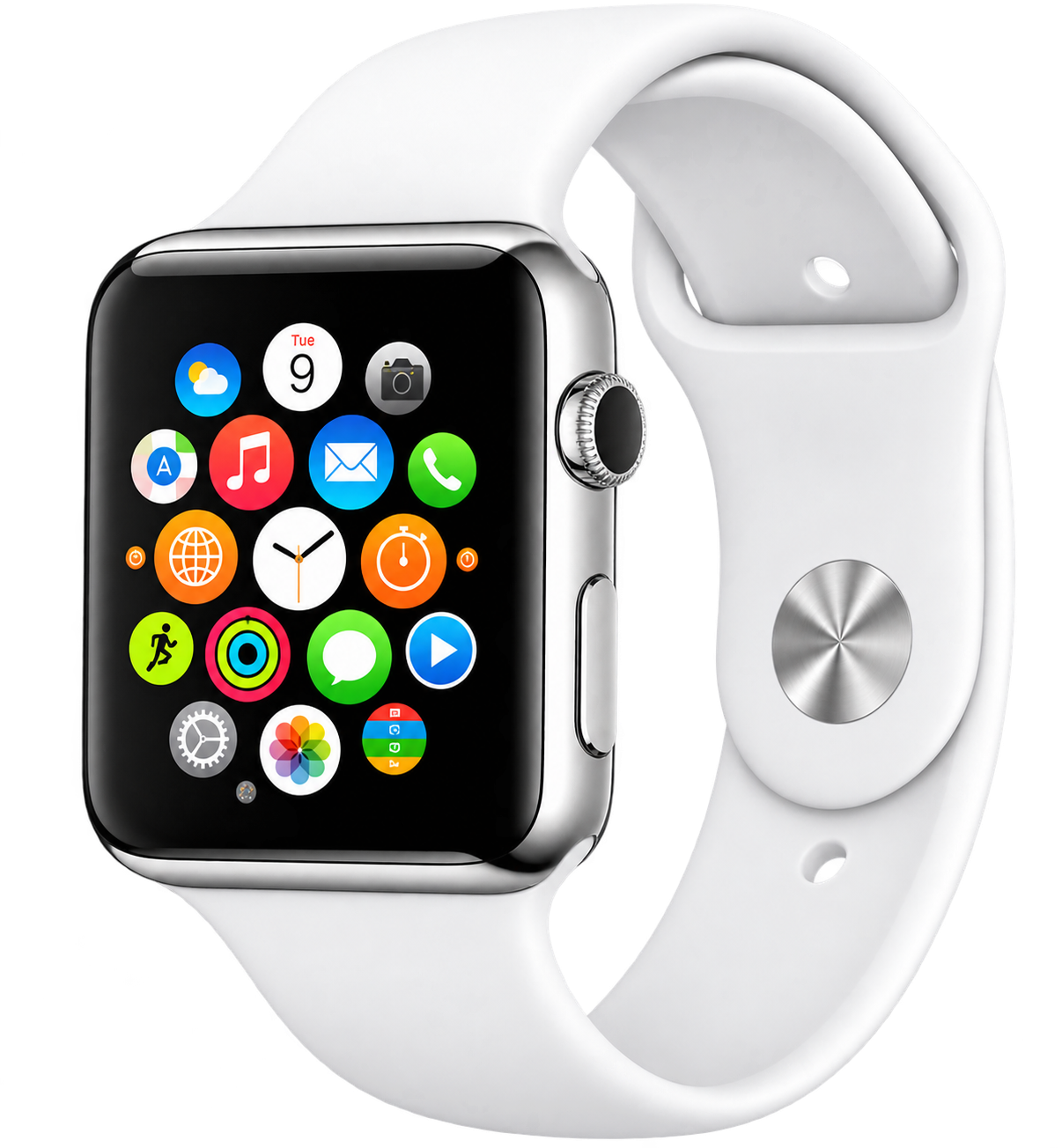 Apple Watch Series 8 [GPS + Cellular 41 mm] with Starlight Sport Band S/M
